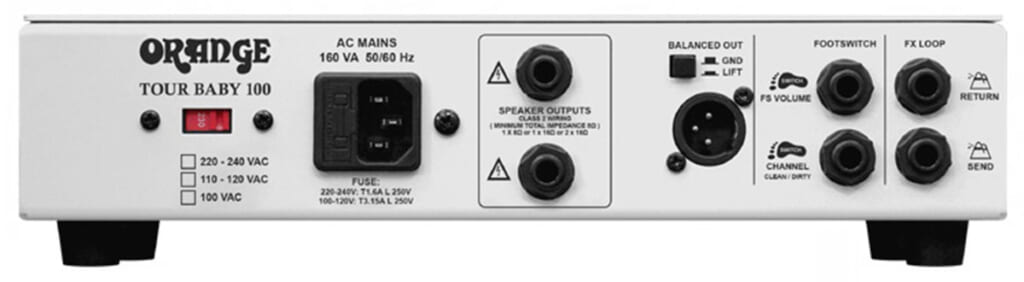 ORANGE／Tour Baby 100（バック・パネル）