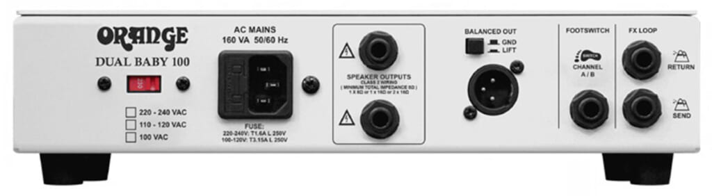 ORANGE／Dual Baby 100（バック・パネル）