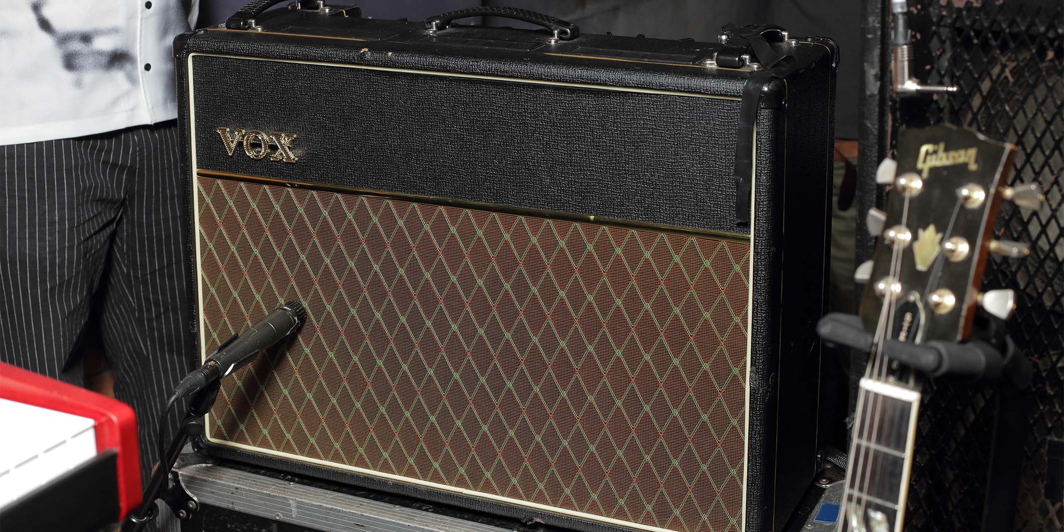 ザ・マーダー・キャピタルの初来日公演でダカサル・ローパーが使用したアンプ、VOX AC30CC2