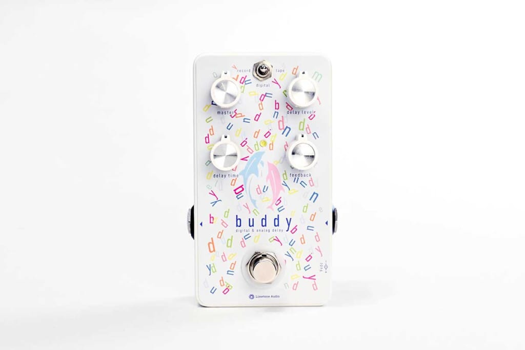 ギター Limetone Audio buddy Delay 国産エフェクターのLimetone Audioより、原音はアナログのままの