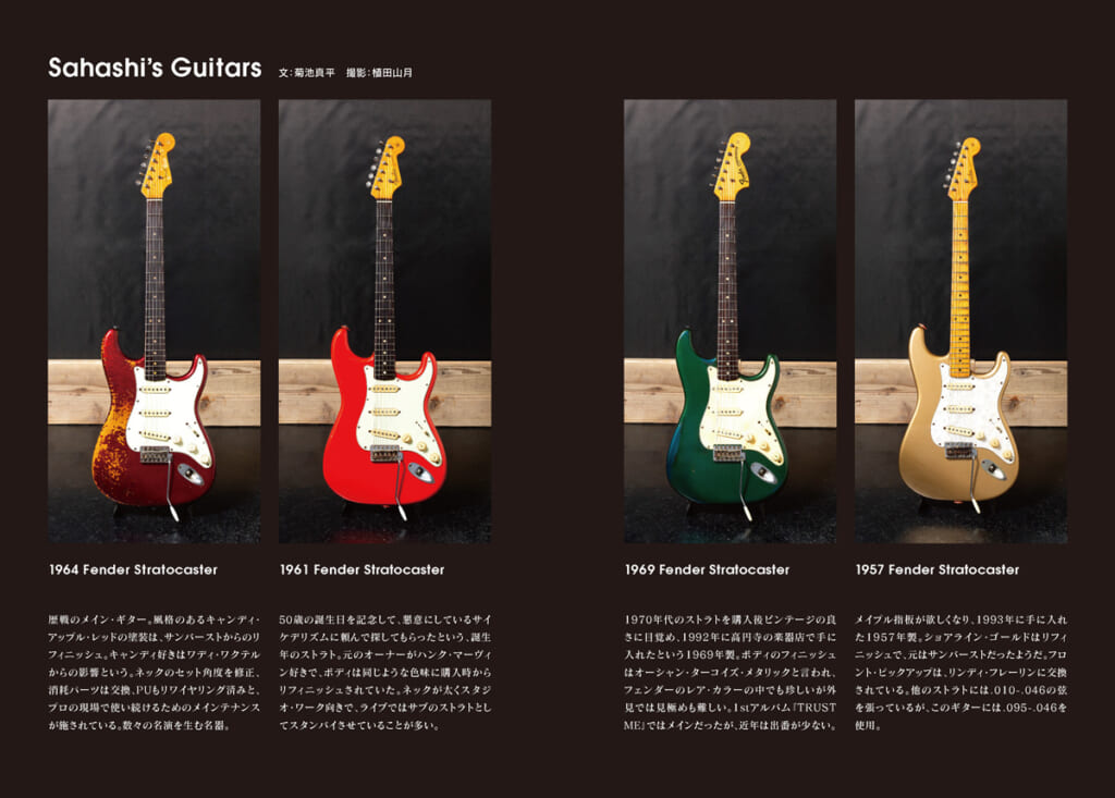 愛用ギター・コレクション