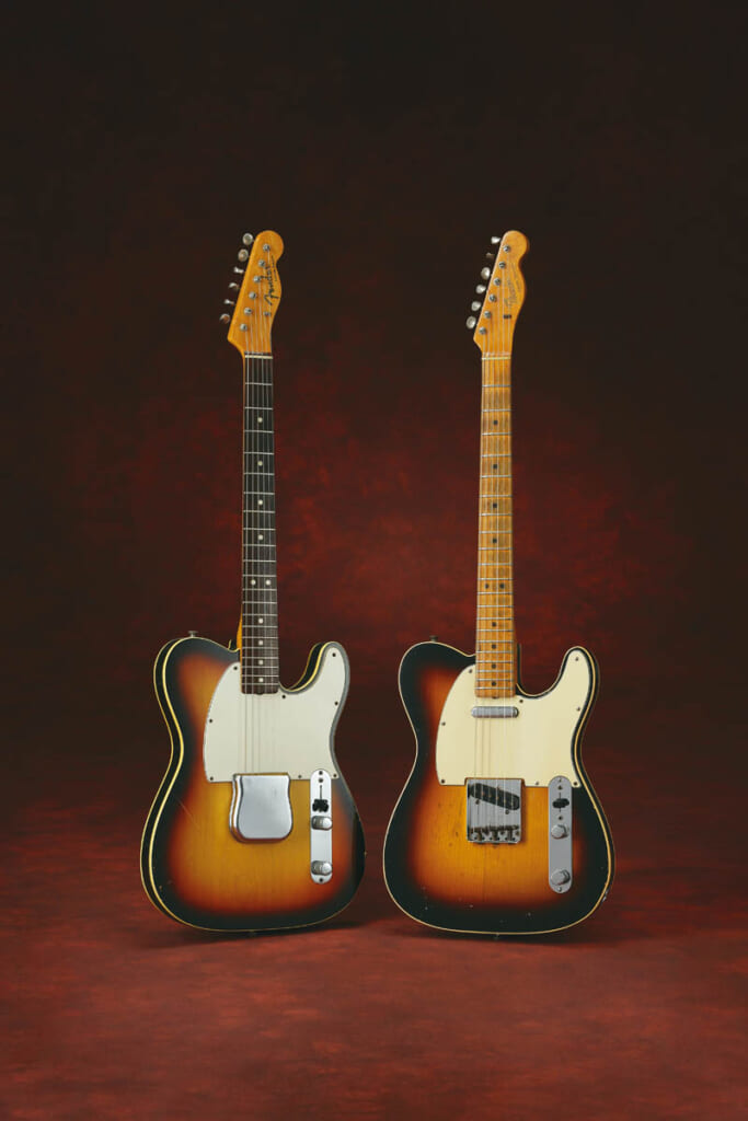 1967年製カスタム・エスクワイアと1966年製カスタム・テレキャスター