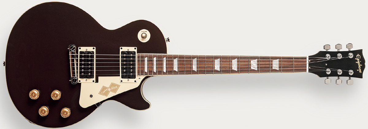 EPIPHONE INSPIRED BY GIBSON CUSTOM
／JEFF BECK OXBLOOD 1954 LES PAUL（前面）