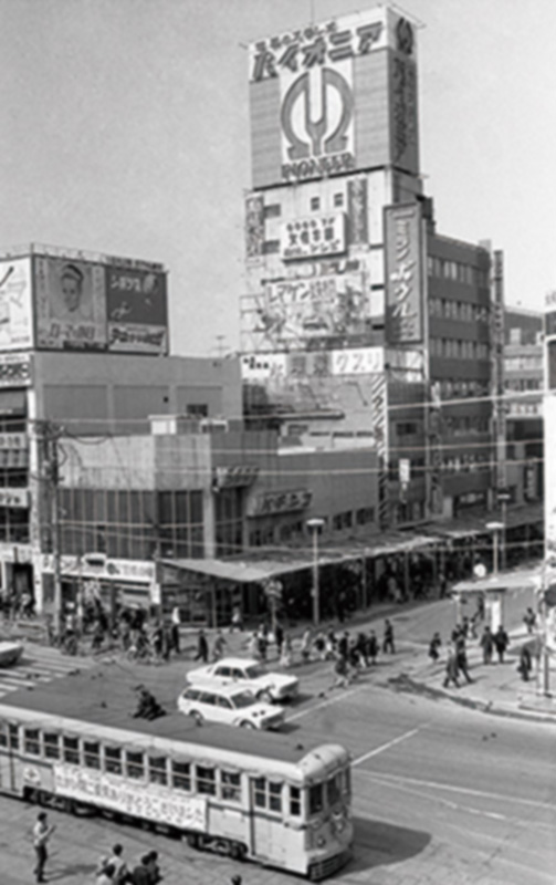 1970年当時の新宿