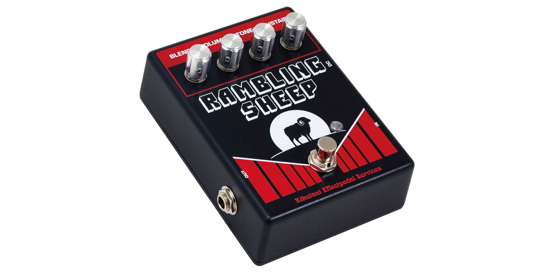K.E.Sブランド初のハンドメイド・ペダル！希少パーツを使用したビンテージ・マフ系“RAMBLING SHEEP”をリリース