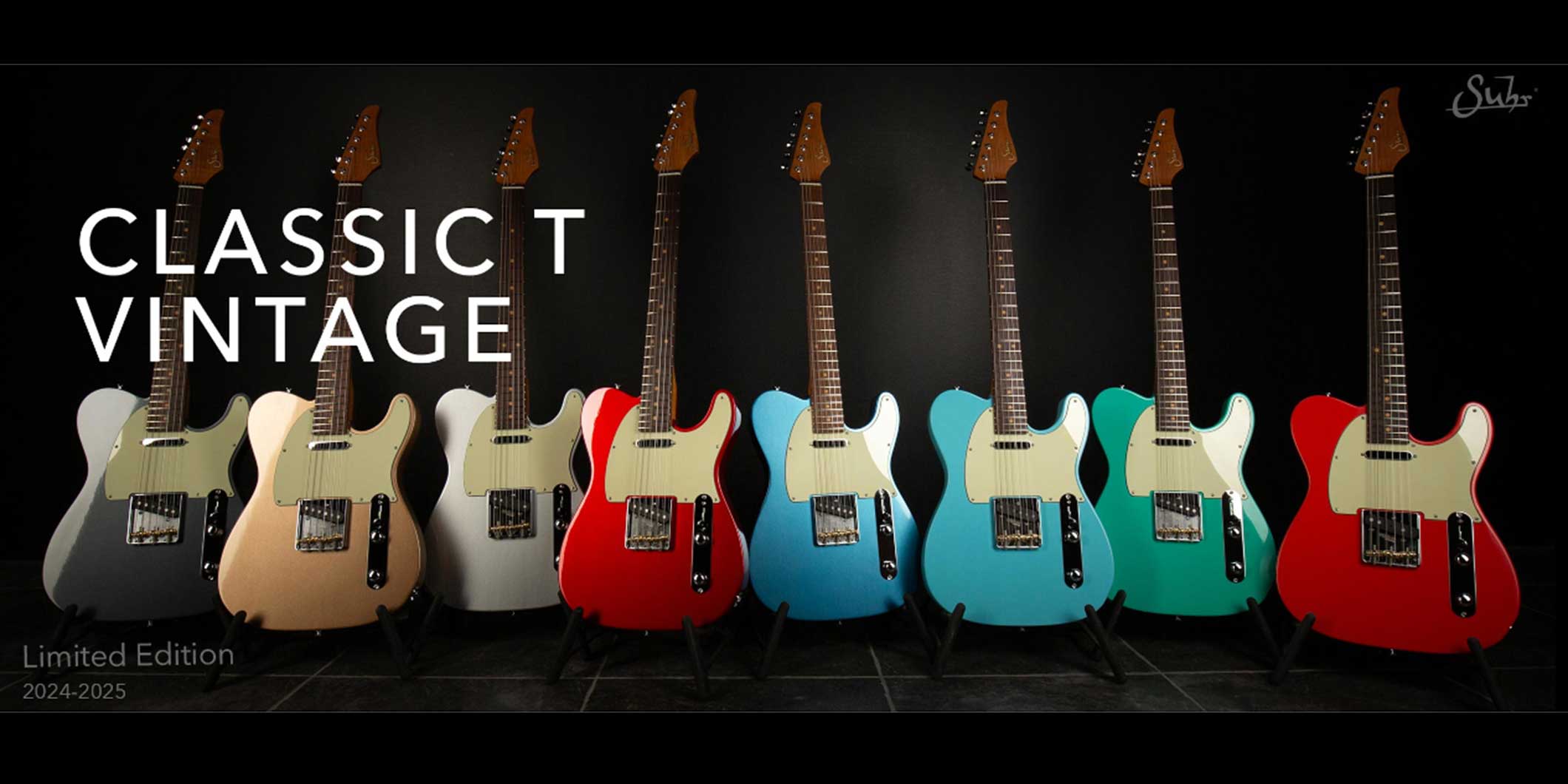 Suhrが、ビンテージ・スペックと現代的トーンを兼ね備えたTモデル“Classic T Vintage LE（Limited Edition）”をリリース