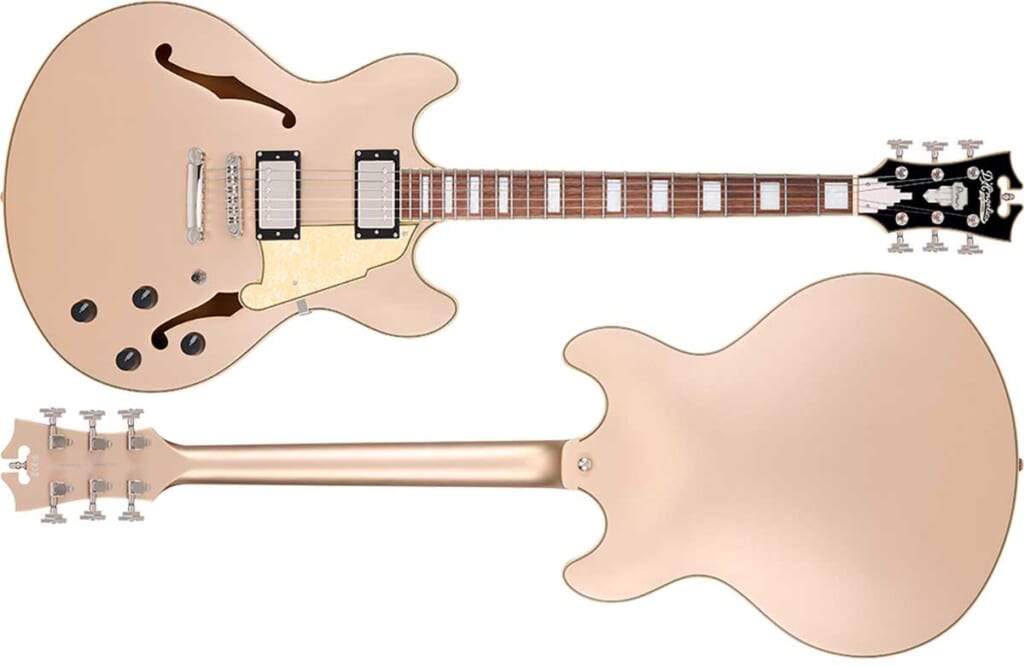 D'Angelico/Premier DC XT Satin Desert Gold