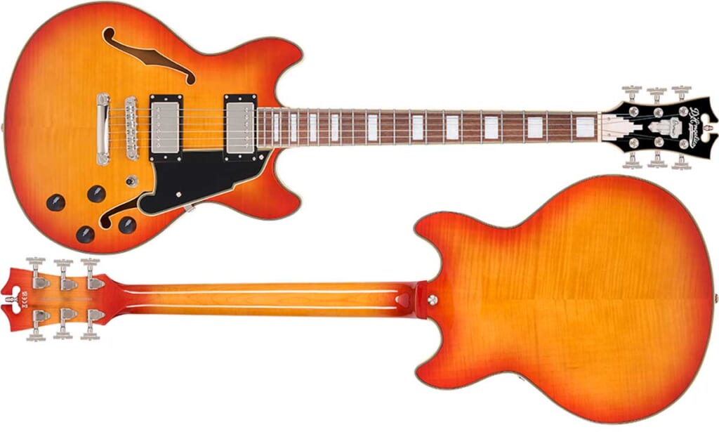 D'Angelico/Premier Mini DC XT Honey Burst