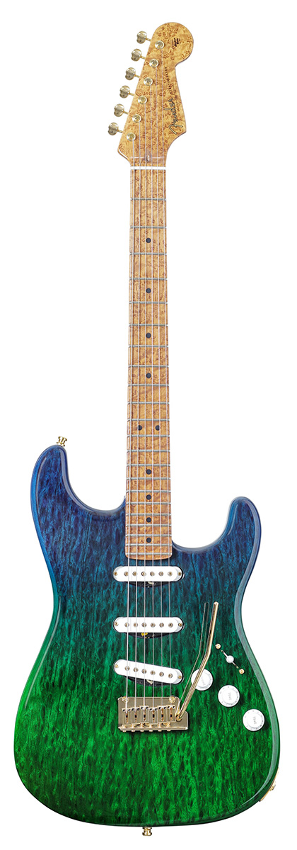 Fender Custom Shop / 
Masterbuilt Keyaki Stratocaster KUJAKU Andy Hicks（前面）