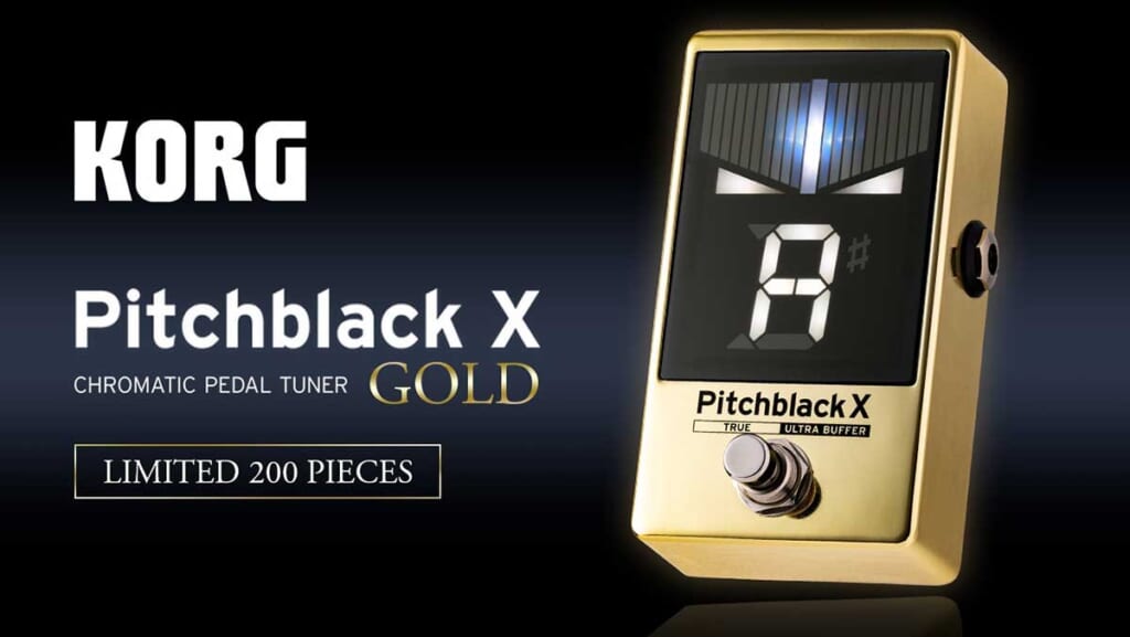 三木楽器 創業200周年記念 / KORG Pitchblack X GOLD（PB-X MG）