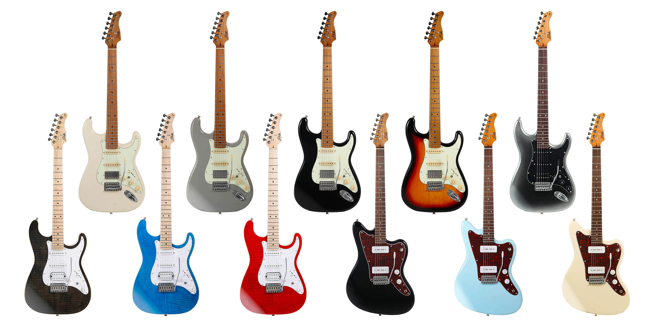 キクタニミュージックが新ブランド“Sfida=スフィーダ”を発表　コスト・パフォーマンスに優れたギターをラインナップ