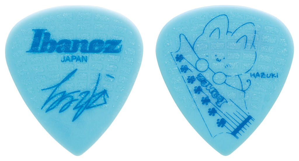 Ibanezより、HAZUKIの新作シグネチャー・ピックが登場ゆるふわな
