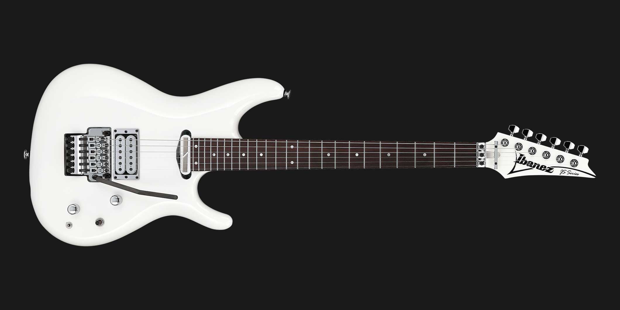 Ibanezのジョー・サトリアーニのシグネイチャー・モデル“JS2480”に、新カラバリ“White”が追加