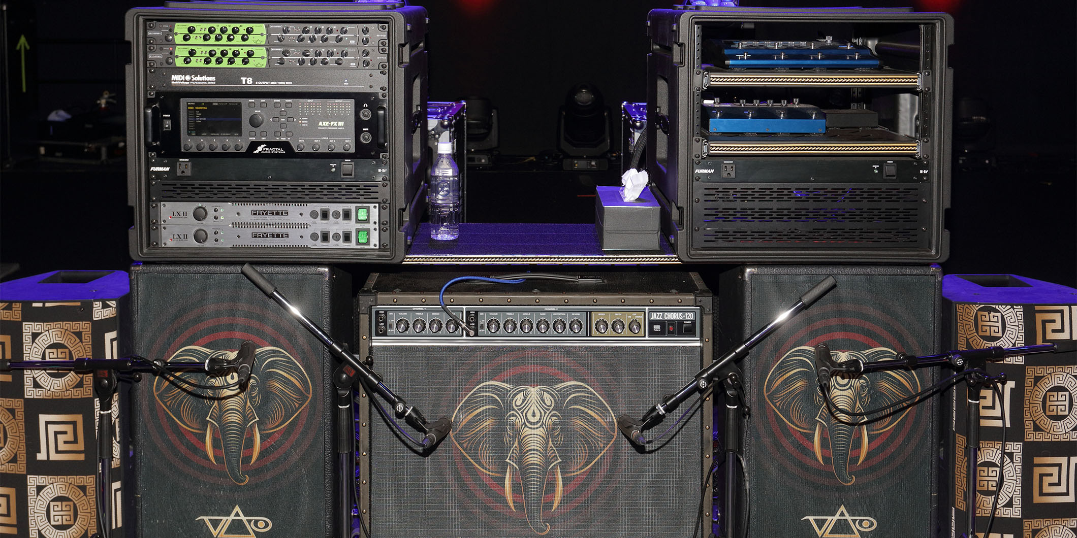 スティーヴ・ヴァイがBEATの来日公演で使用したサウンド・システムを本人が解説！