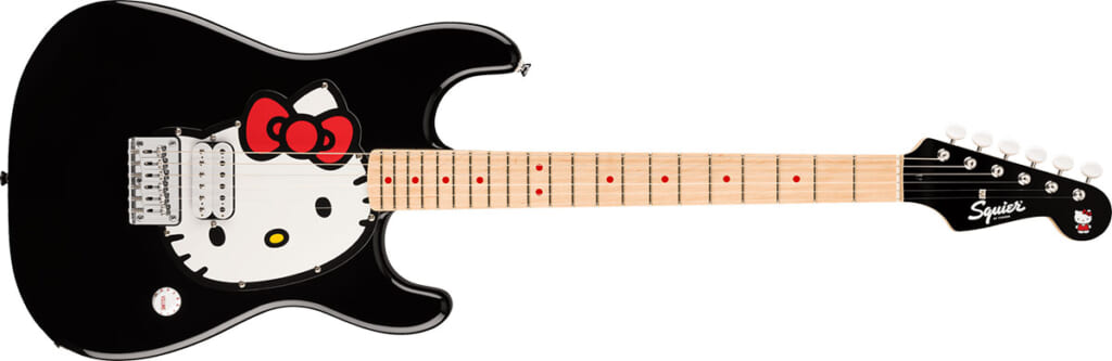 Fender x Hello Kitty Black Stratocaster