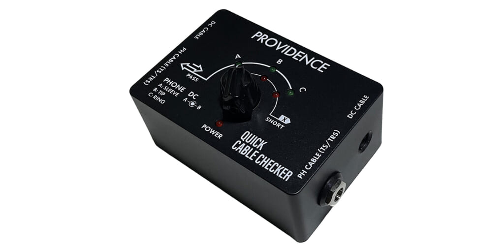 Providenceより、現場でケーブルの導通を素早くチェックできる“QUICK CABLE CHECKER QCC-101”が登場