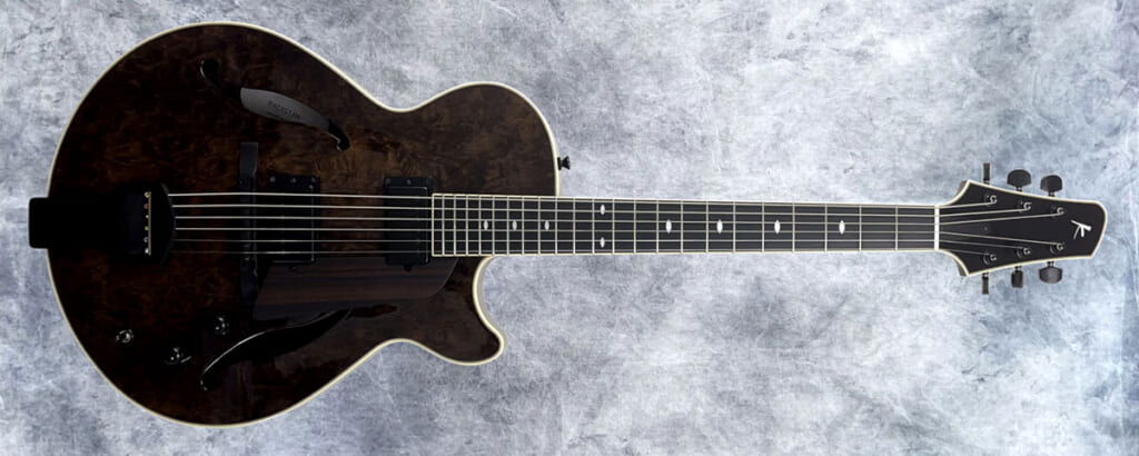 Kikuchi Guitars／MF15S 2HB（Imbuia Burl）