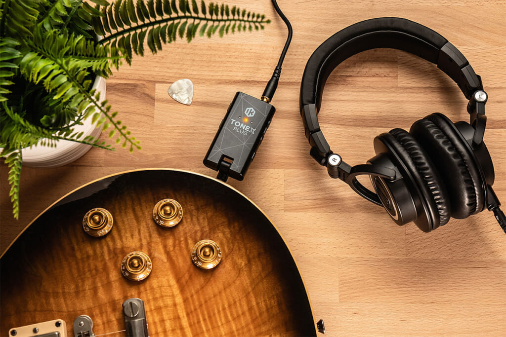 TONEX Plugとギターの使用イメージ