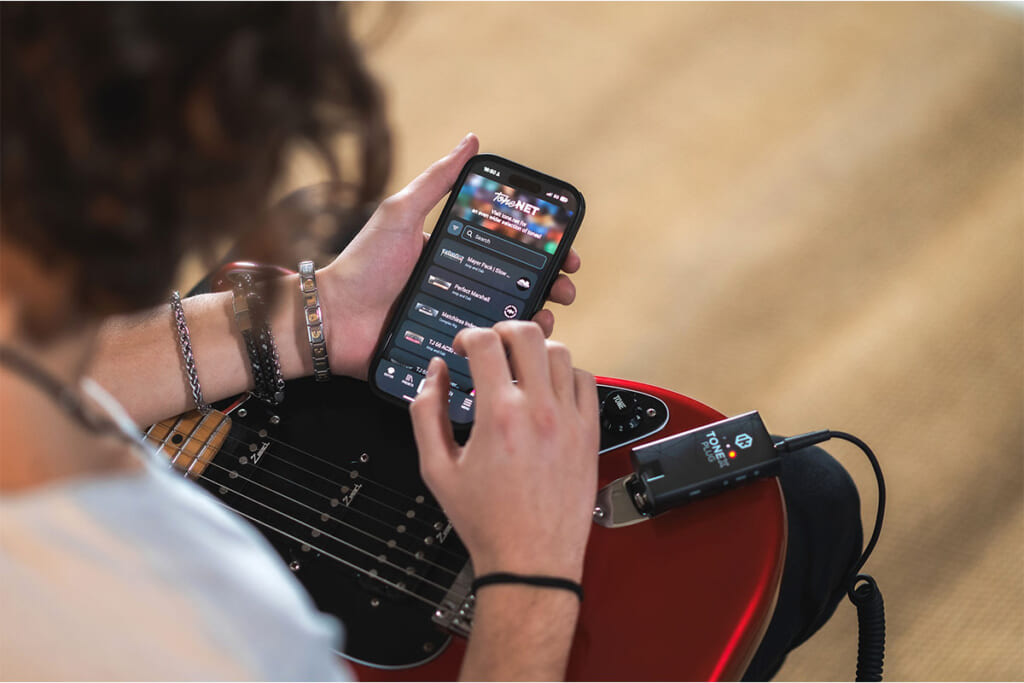 ToneNETの操作イメージ