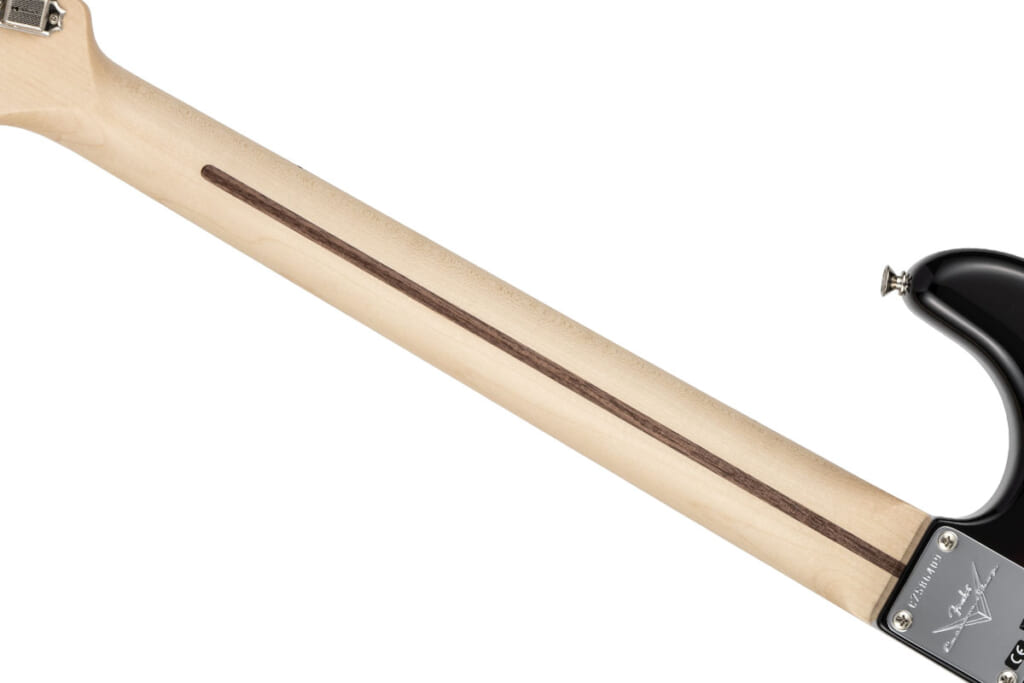 ソフトVシェイプのメイプル・ネック