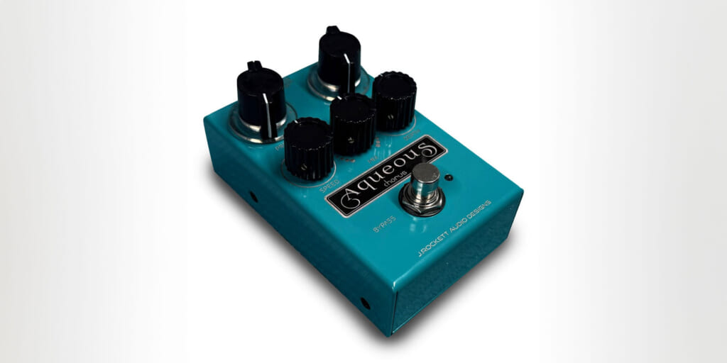 J.Rockett Audio Designsから、70～80年代のコーラス・エフェクトに現代的アレンジをプラスした“Aqueous Chorus”が登場
