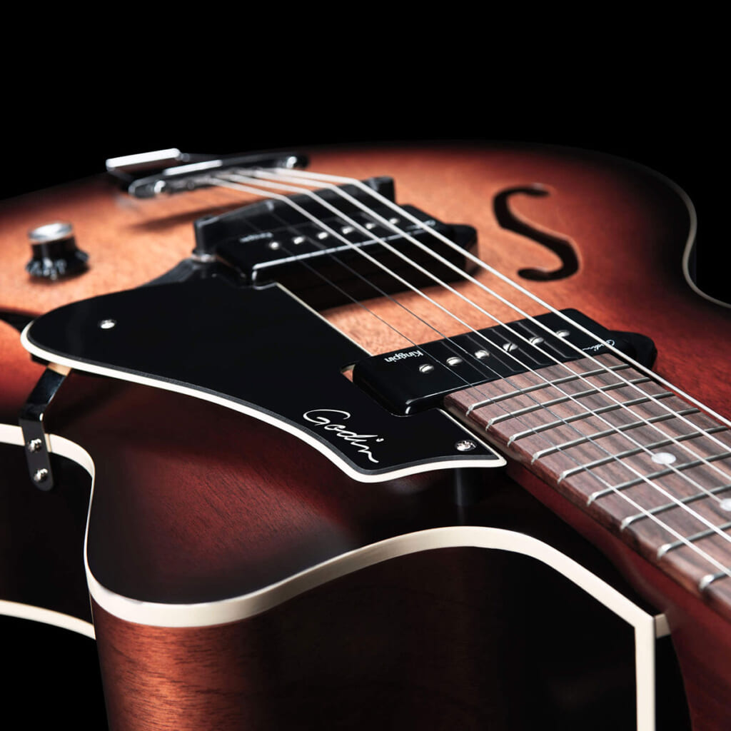 Godin Guitars / 5th Avenue CW Kingpin II Vintage Burst