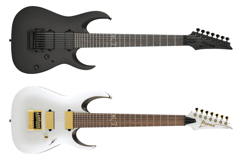 Ibanez、KORNのMunkyとHeadを陰陽になぞらえた2本の新シグネチャー7弦
