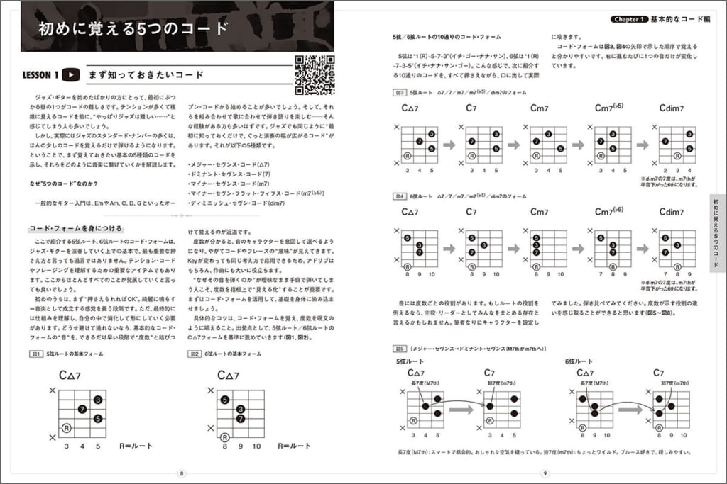 「Chapter 1　基本的なコード編」の中面画像