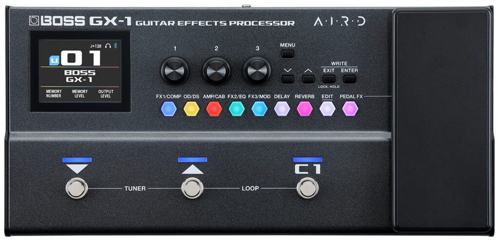 GX-1のフロント・パネル