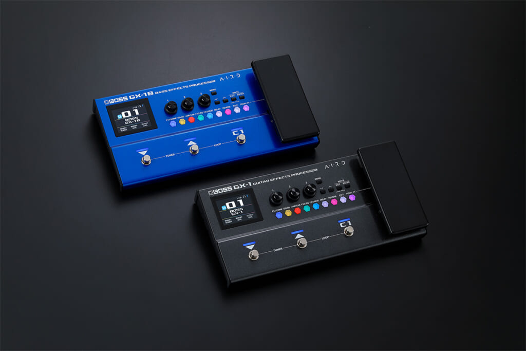 ペース用のGX-1B（上）と、ギター用のGX-1