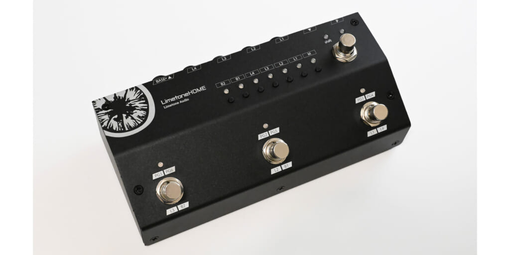 Limetone Audioより、増崎孝司のリクエストによる4ループ仕様のプログラマブル・スイッチャー“LimetoneHOME 4LB”が登場