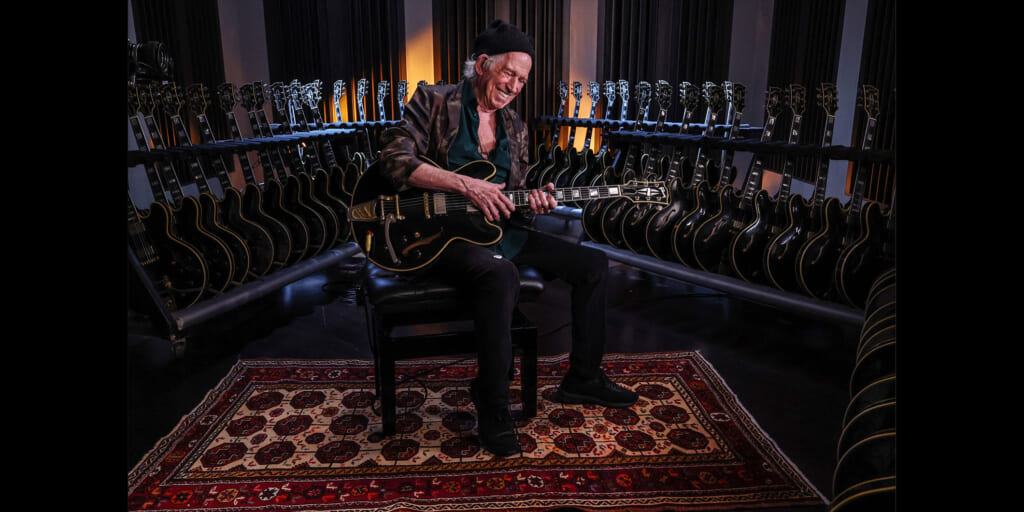 ギブソン・カスタム、キース・リチャーズのシグネチャー・モデルとなるES-355を世界限定100本リリース