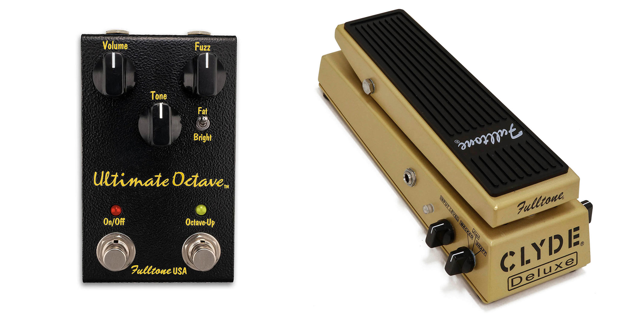Fulltoneが、小型化したオクターブ・ファズと数量限定のゴールド・ワウ・ペダルをリリース