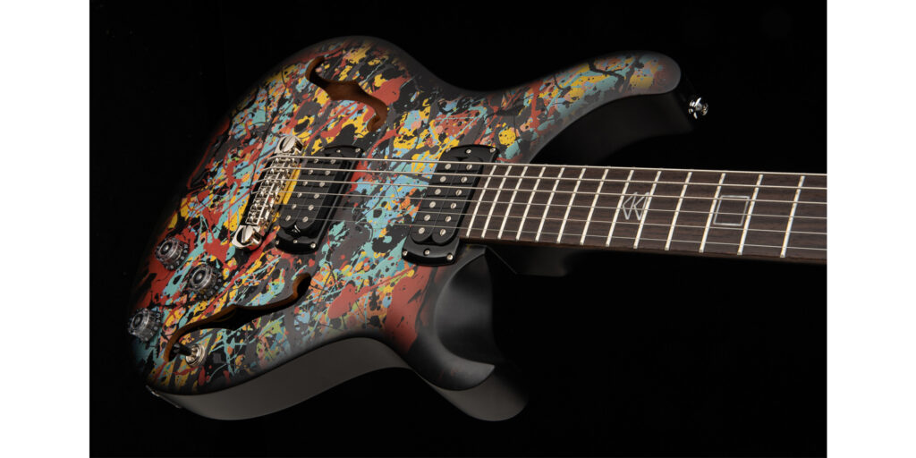 PRSより、エド・シーラン自身のアートワークを採用したギター“SE Ed Sheeran Cosmic Splash Limited Edition”が登場　世界で1,000本のみの限定生産