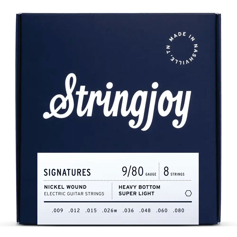SJ-HVY98（Stringjoy Signatures | Heavy Bottom Light Gauge ※8弦ギター用）