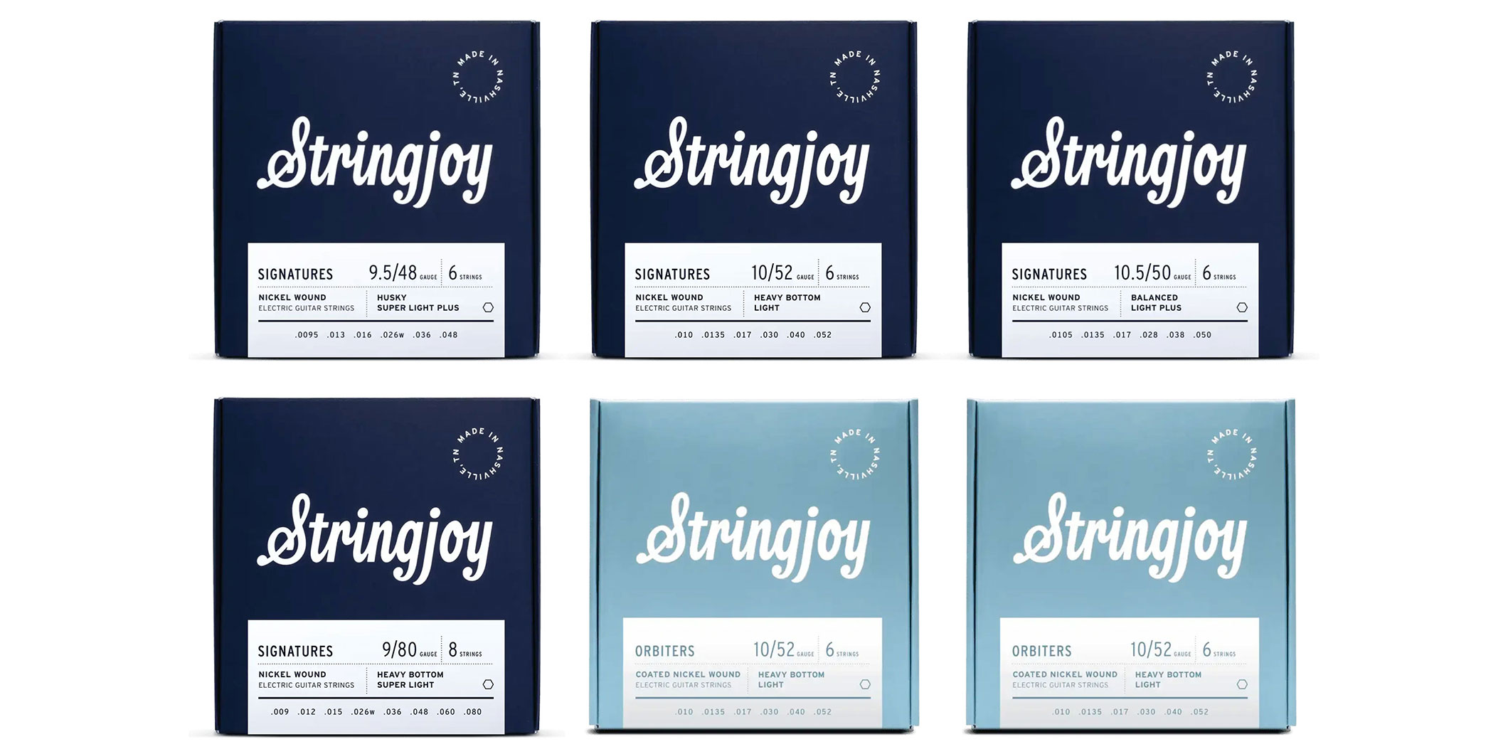 ナッシュビルの弦メーカーStringjoyが、2026年・年初の新入荷情報を公開