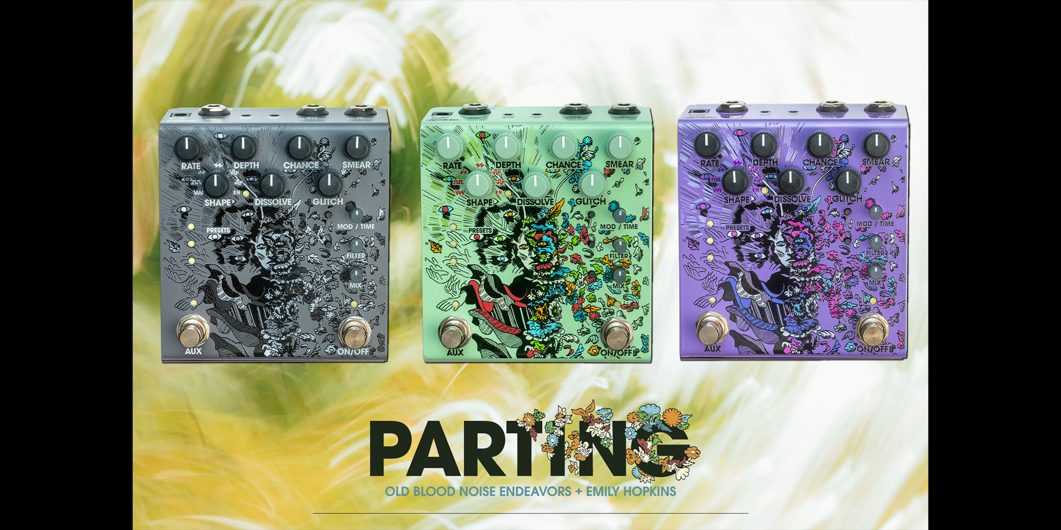 Old Blood Noise Endeavorsから、予測不能なモジュレーションで新たなサウンドと出会うペダル“Parting”がリリース