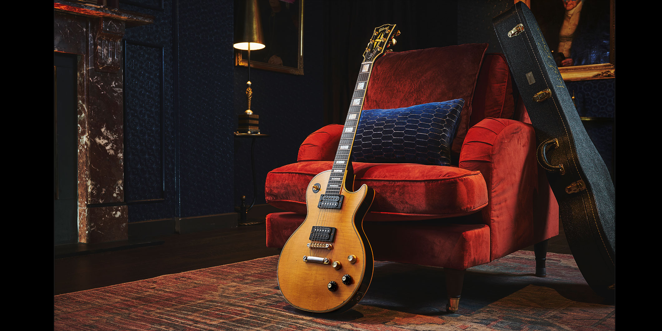 ギブソン・カスタムがミック・ロンソンのシグネチャー・モデル“Mick Ronson 1968 Les Paul Custom Collector’s Edition”をリリース