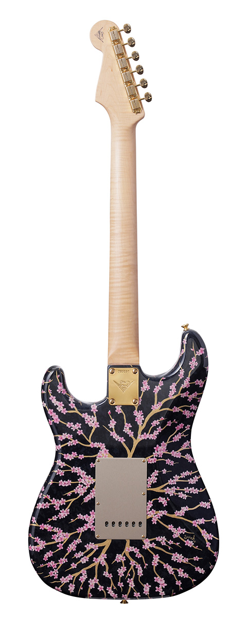 Fender Custom Shop / David Brown Master Built Artwork Cherry Blossoms Stratocaster NOS(背面)