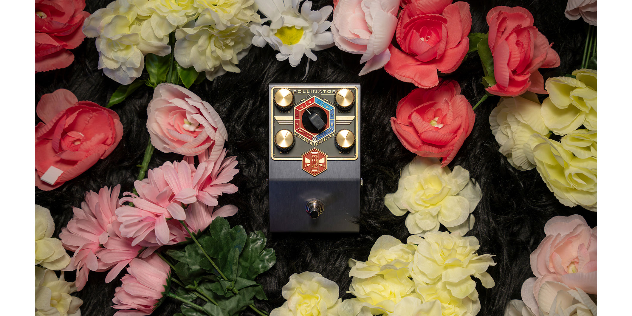 Beetronicsより、8つのモードで変化に富んだディレイ・サウンドを生み出すペダル“Pollinator Hazee Delay”が登場