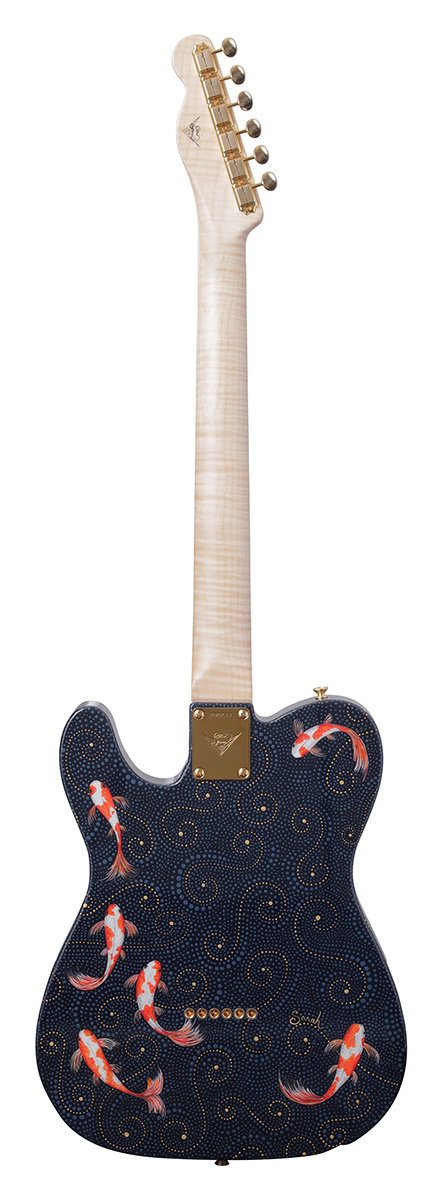 Fender Custom Shop / David Brown Master Built Koi Fish And Gold Fish Telecaster(背面)