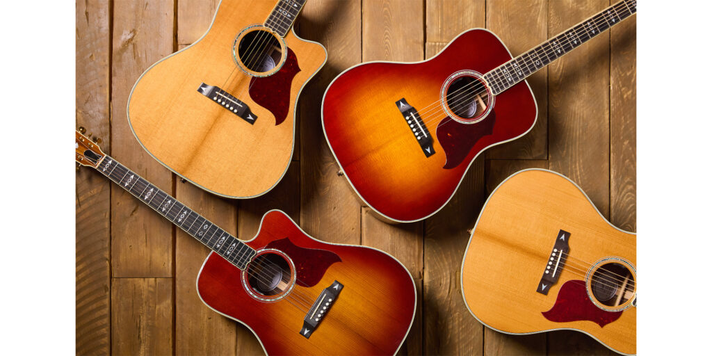ギブソンのソングライター・シリーズより、レコーディングやライブで優れた性能を発揮するアコースティック・ギターが2モデル登場