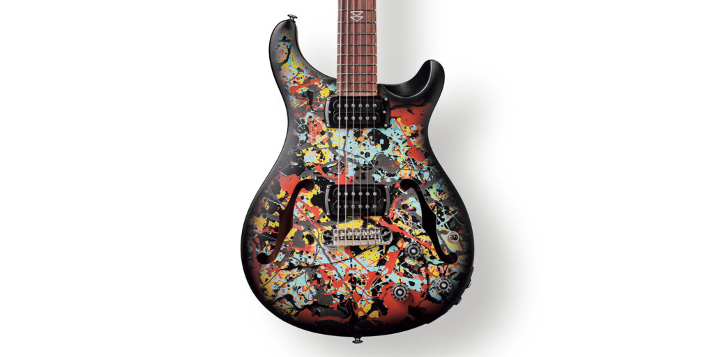 PAUL REED SMITH／SE ED SHEERAN COSMIC SPLASH LIMITED EDITION〜エド・シーランのペイントが鮮やかなバリトン＆ホロウ・ボディの個性派