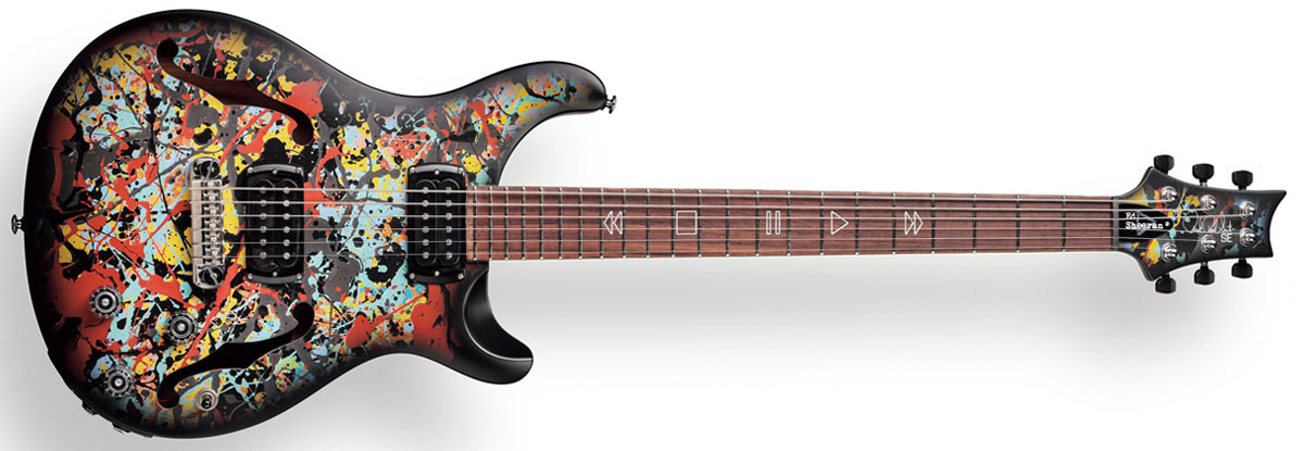 PAUL REED SMITH/SE ED SHEERAN COSMIC SPLASH LIMITED EDITION(前面)