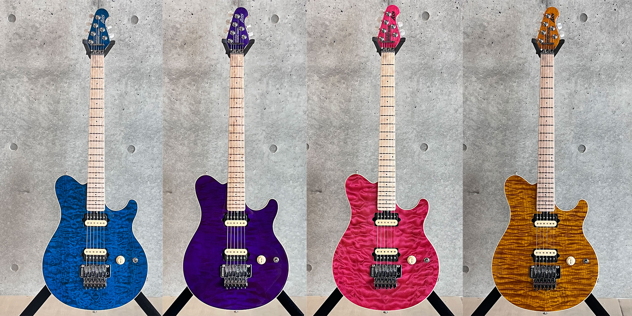 MUSIC MAN、特別カラーの日本限定モデル“AXIS Limited Edition”をリリース