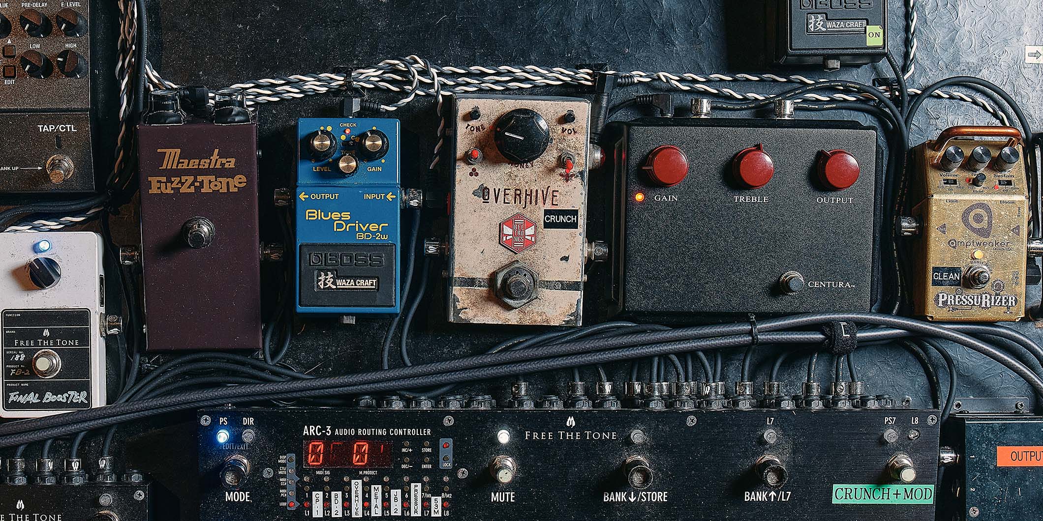 ホリエアツシ（ストレイテナー）が『TIME TO FUZZ Vol.2』で使用したペダルボードを本人が解説！