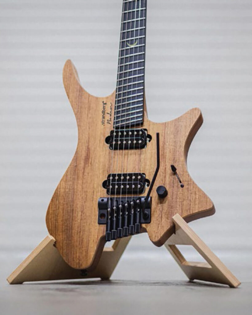 ギターを立て替えた使用イメージ