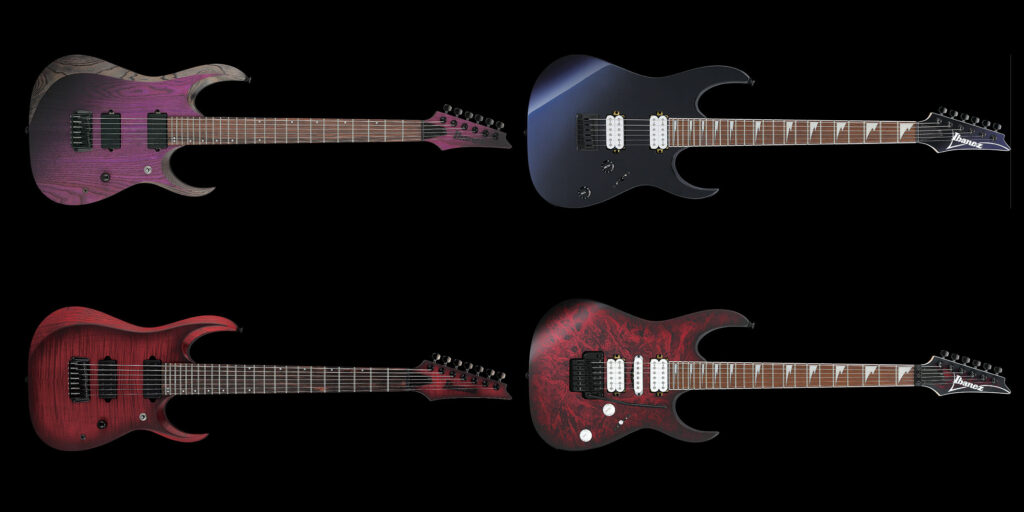 Ibanezが、スタンダードな2種の“RG”と、6弦＆7弦の“RGD”ニュー・モデル計4種をリリース