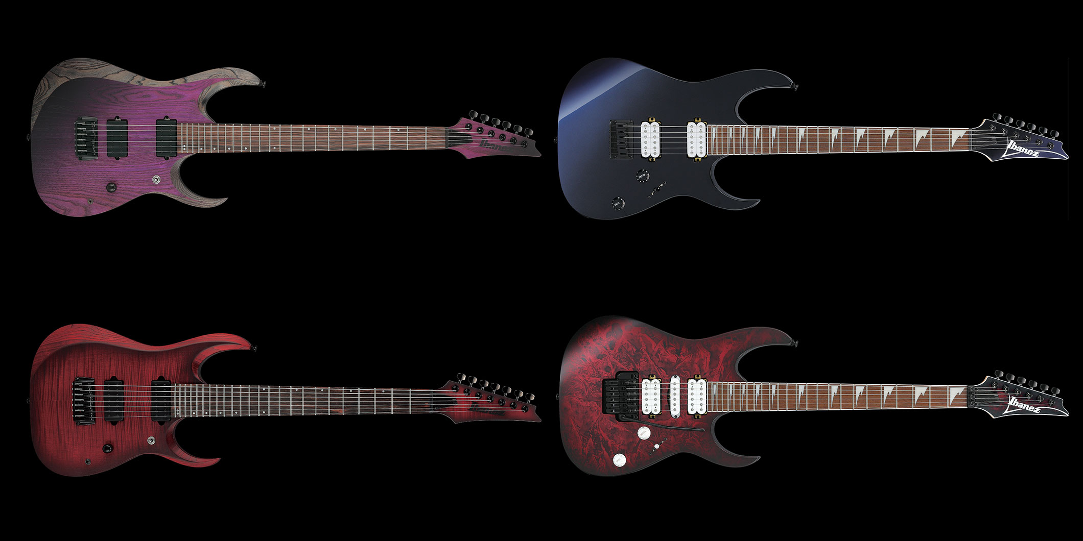 Ibanezが、スタンダードな2種の“RG”と、6弦＆7弦の“RGD”ニュー・モデル計4種をリリース