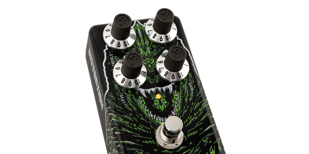 フェンダーより、映画『ゴジラ』の70周年を記念したディストーション・ペダル“Godzilla Distortion”が登場